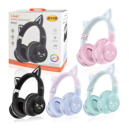 Casque Sans Fil LinQ K920 Rose | Smarty Paris 18e